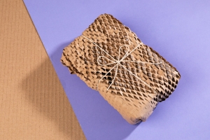 Szary papier nacinany do pakowania 30cm/100m