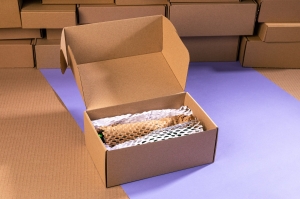 Szary papier nacinany do pakowania 30cm/100m