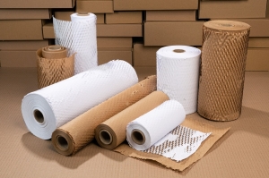 Szary papier nacinany do pakowania 30cm/100m