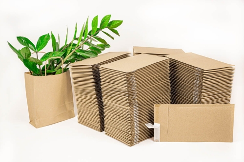 Koperty bąbelkowe 140x225 mm - B12 szare - 200 szt.