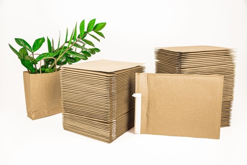 Koperty bąbelkowe 240x275 mm - E15 szare - 100 szt.