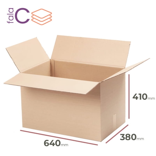 Karton klapowy 640x380x410 wym. zewn. C/400 - 10 szt.