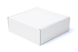 Karton fasonowy 200x200x70 InPost biały zamknięty