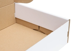 Karton fasonowy 200x200x70 InPost biały szczegół