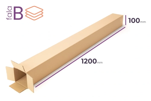 Karton tuba 100x100x1200 - 15 szt.