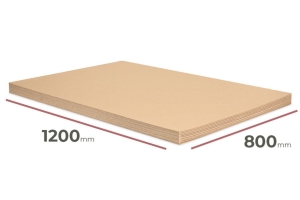 Przekładka tekturowa 1200x800 gramatura 420g/m2 fala B