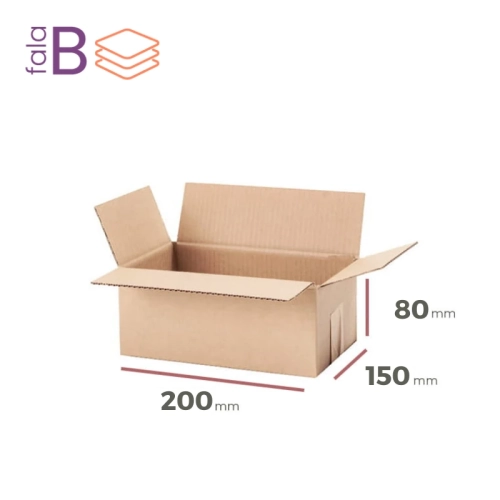 Karton 200x150x80 wym. zewn. B/320 - 20 szt.