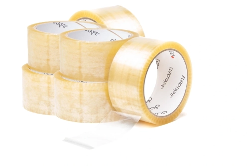 Taśma transparentna kauczuk 48x60 EUROTAPE - 6 szt.