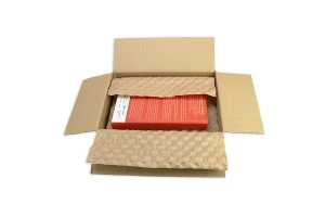 wypełniacz papierowy, papier bąbelkowy do wypełniania kartonów klapowych