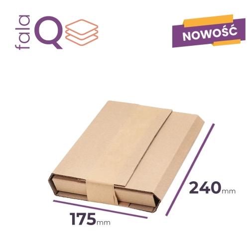 Karton na książki Multimail A5+ Fala Q - 50 szt.