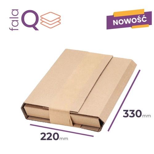 Karton na książki Multimail A4+ Fala Q - 50 szt.