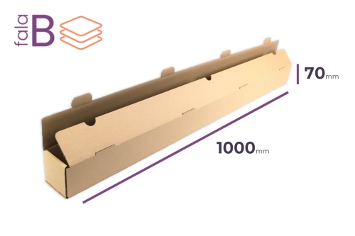 Karton fasonowy - TUBA 1000x70x70 - 25 szt.