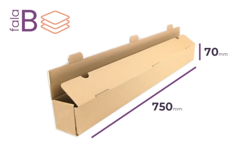 Karton fasonowy - TUBA 750x70x70 - 25 szt.
