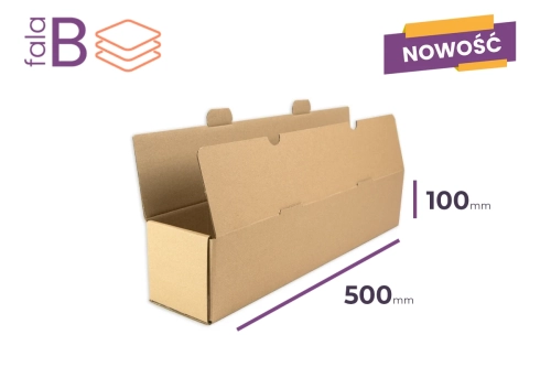 Karton fasonowy - TUBA 500x100x100 - 25 szt.