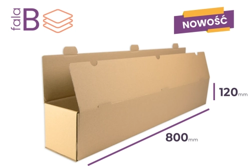 Karton fasonowy - TUBA 800x120x120 - 25 szt.