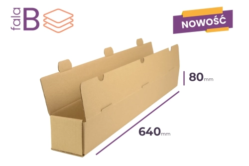 Karton fasonowy - TUBA 640x80x80 - 25 szt.