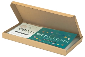 karton na vouchery do wysyłki