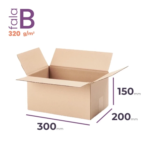 Karton 300x200x150 wym. zewn. B/320 - 20 szt.