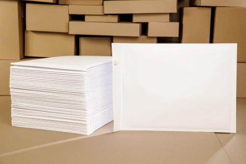 Koperty bąbelkowe 320x450 mm - I19 białe - 50 szt.