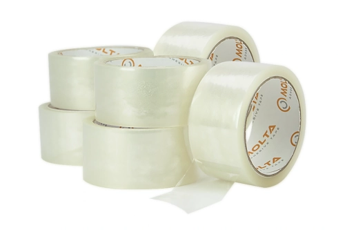 Taśma akryl cichy transparentna 48x66 - 6 szt.