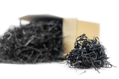 Wypełniacz papierowy ozdobny czarny - 1kg