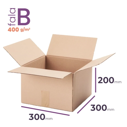 Karton 300x300x200 wym. zewn. B/400 - 20 szt.