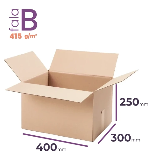 Karton 400x300x250 wym. zewn. B/415 - 20 szt.