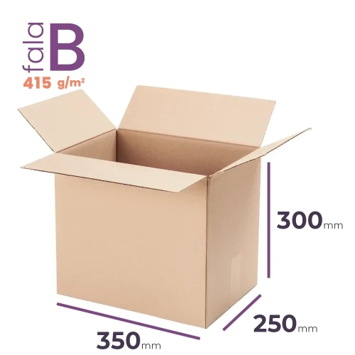 Karton 350x250x300 wym. zewn. B/415 - 20 szt.