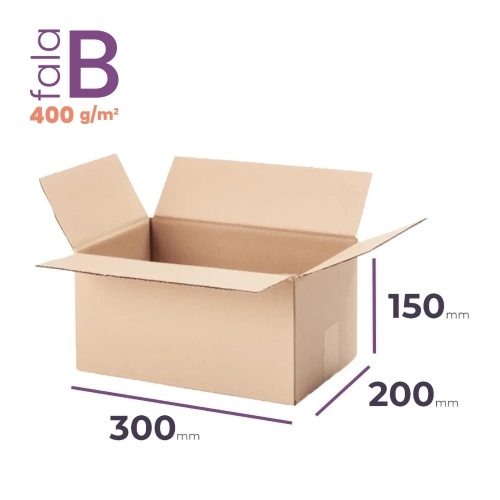 Karton 300x200x150 wym. zewn. B/400 - 20 szt.