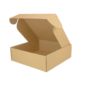 szare pudełko fasonowe z tektury 250x250x80