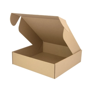 Pudełko fasonowe szare 300x300x80 mm