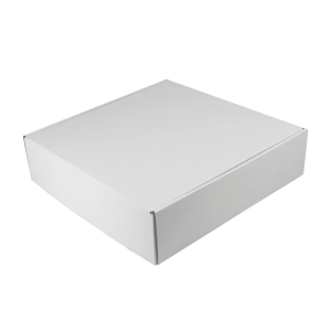 Pudełko fasonowe białe 300x300x80 mm
