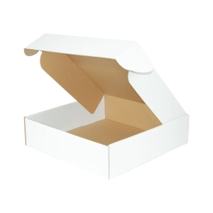 Białe pudełko fasonowe 300x300x80 mm