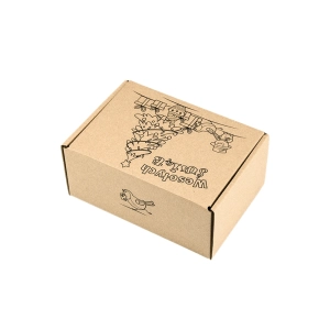 karton fasonowy z nadrukiem świątecznym 160x110x70 mm