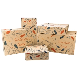 ozdobne opakowanie świąteczne 160x110x70 mm