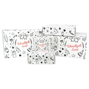 eleganckie opakowanie na prezent Pierniki 16x11x7 cm