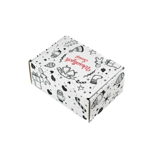 karton fasonowy z nadrukiem świątecznym Pierniki 16x11x7 cm