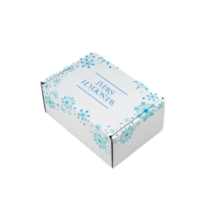 karton z nadrukiem świątecznym 160x110x70 mm