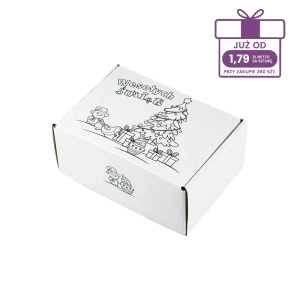 karton ozdobny na święta