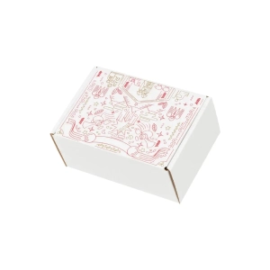 karton z nadrukiem świątecznym 160x110x70 mm