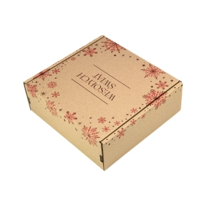 karton świąteczny fasonowy 200x200x70 mm