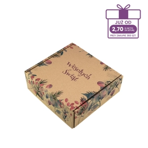 pudełko fasonowe z nadrukiem “Gałązki”