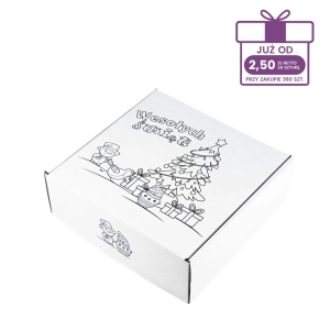 karton fasonowy świąteczny “Kolorowanka”