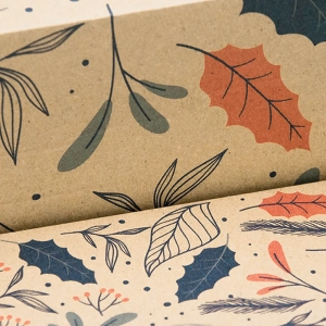 karton fasonowy z nadrukiem świątecznym