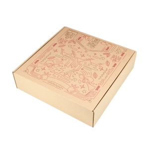 szary karton fasonowy świąteczny 30x30x8 cm