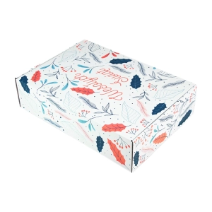 karton z nadrukiem świątecznym 35x25x9 cm