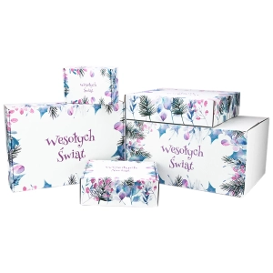 świąteczny karton fasonowy 35x25x9 cm