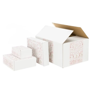 karton fasonowy z nadrukiem świątecznym