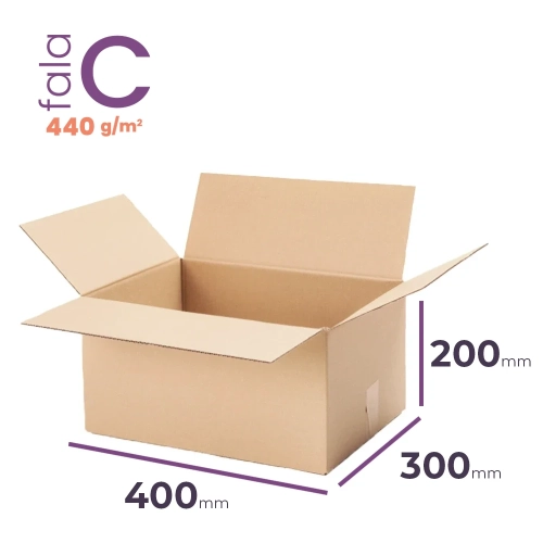 Karton 400x300x200 wym. zewn. C/440  - 20 szt.