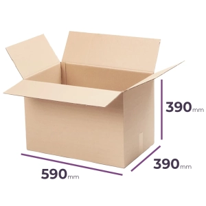 duże, wytrzymałe pudełko kartonowe 600x400x400